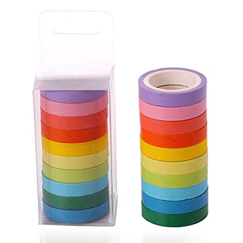 10 Stück/Packung Macarons Abdeckband Set Handwerk Dekor Scrapbooking Klebeband von Dcaknri