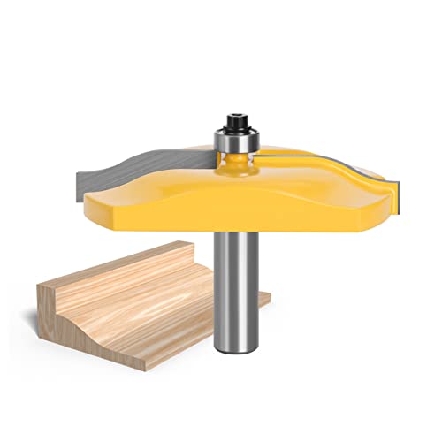 12 mm 1/2 Zoll Schaft Erhöhter Plattenfräser mit Ogee-Holztür-Legierung, Holzbearbeitung, Holzschneider, Fräswerkzeug von Dcaknri