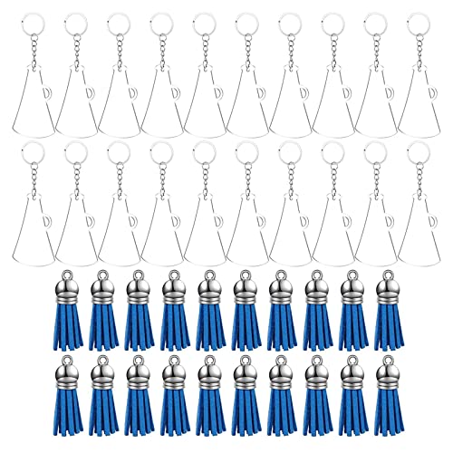 Dcaknri 60-teiliges Schlüsselanhänger-Set aus Acryl, für Kinder und Erwachsene, zum Basteln von Dcaknri