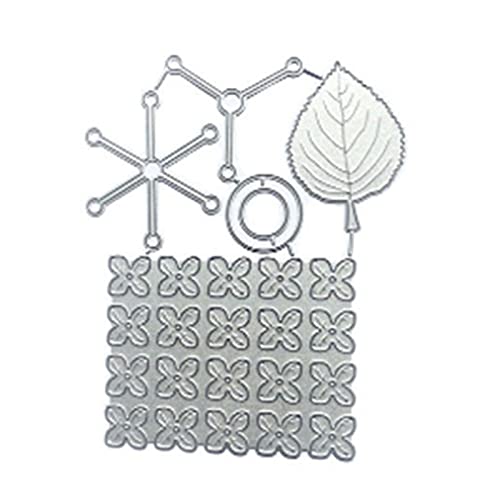 Metall-Stanzformen, Blatt-Blumen-Prägeschablone, Stanzformen für Kartenherstellung, Scrapbooking, Papierbastelvorlage, handgefertigt von Dcaknri