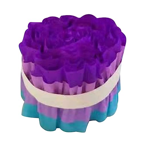 Ddujbtp Bunte Krepppapierrolle, multifunktional, dekoratives Ornament, Dekoration, Urlaub, Neujahr, Cupcake von Ddujbtp