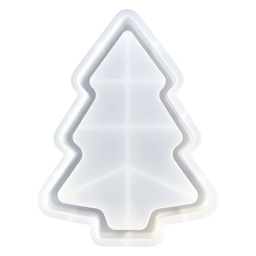 Epoxidharz-Form zur Herstellung von Ablagetabletts, flexible Silikon-Schmuckplatte, Weihnachtsbaum-Form von Ddujbtp