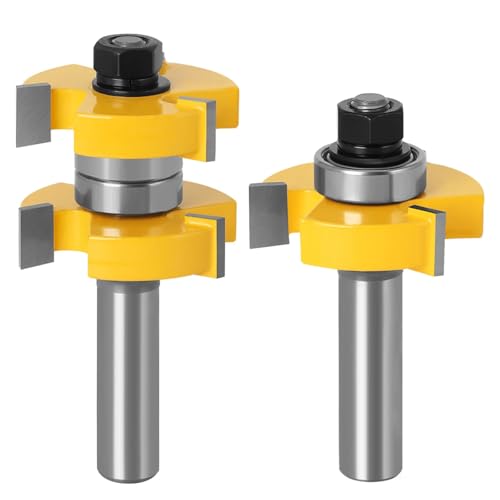 1-1/2 "2-Bit 12mm 1/2 Schaftzunge Und Rille Router Bit Set-Gelenkmontage Router Bit Eingestellt 1-1/2" Stock Holzschneidwerkzeug,12mm Schaft 1-1/2 "2-Bit 12mm 1/2 Schaftzunge Und Rille Router Bit Set-Gelenkmontage Router Bit Eingestellt 1-1/2" Stock Holzschneidwerkzeug,12mm Schaft von Ddyspan