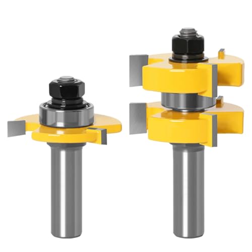 2pc 1/4 "1/2" Schaft 6mm 8mm 12 Mm Schankzungen Groove Router Bit Set - Großer Stockwoodbearbeitungsschneider Für Holzbearbeitung,12,7 Mm Schaft 2pc 1/4 "1/2" Schaft 6mm 8mm 12 Mm Schankzungen Groove Router Bit Set - Großer Stockwoodbearbeitungsschneider Für Holzbearbeitung,12,7 Mm Schaft von Ddyspan