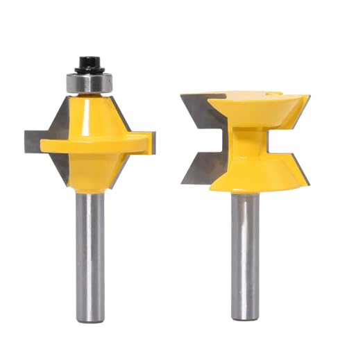2pcs Router Bit Set 120 Grad Holzbearbeitungsnut -Meißelstärke -Werkzeug,12mm Schaft 2pcs Router Bit Set 120 Grad Holzbearbeitungsnut -Meißelstärke -Werkzeug,12mm Schaft von Ddyspan