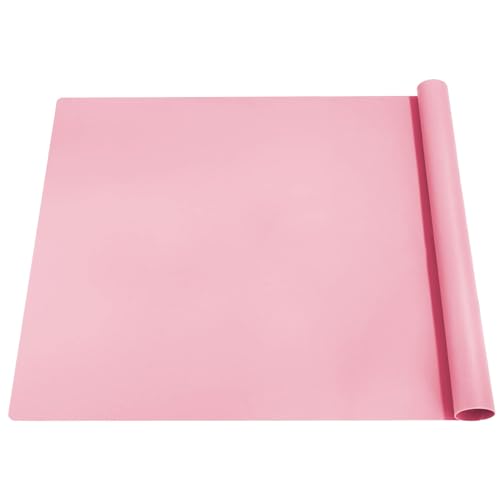 DeJivsin Silikonmatte Groß, 60cm*50cm, Malunterlage für Kinder, Bastelunterlage, Bastelmatte, Epoxidharz Tischmatte, Knetmatte für Handwerk DIY Malmatte, Platzset, Silikonmatte Küche von DeJivsin