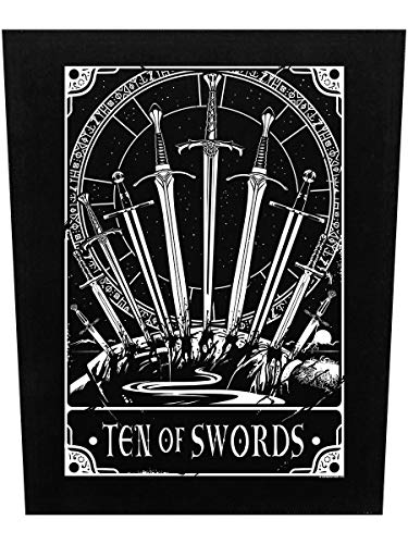 Deadly Tarot Aufnäher Ten of Swords 29,5 x 36 cm von Deadly Tarot