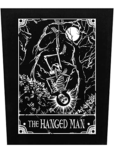 Deadly Tarot The Hanged Man Rücken Patch Schwarz 39.5x36cm von Deadly Tarot