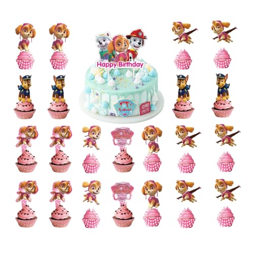 Dekorationen Kuchendekoration Cupcake Toppers Tortendeko Deko Geburtstag Cupcake Toppers Set Kuchen Dekoration Junge Cake Topper für Kinder (O) von DecPtyTa