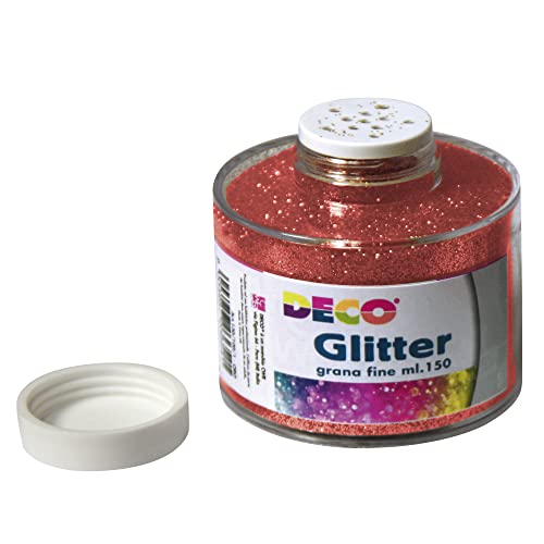 Deco 130/100/3 Glitter, rot von Deco 79