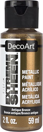 Deco Art Americana Extreme Sheen Acrylfarbe, Antik-Bronze, 59 ml (1 Stück) von DecoArt