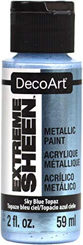 DecoArt DPM25-30 Acrylfarbe für Kunst und Handwerk, Himmelblauer Topas, 1 count (Pack of 1) von DecoArt