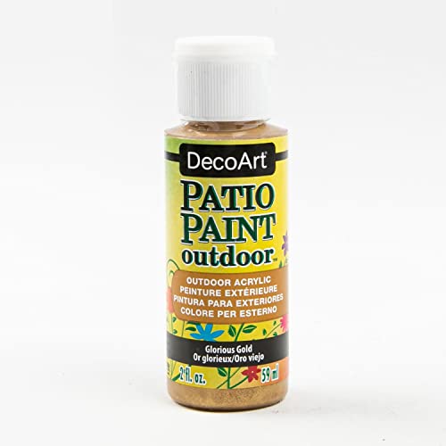 DecoArt Acrylfarbe, Acryl, goldfarben, 59 ml von DecoArt