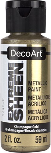 Deco Art Americana Extreme Sheen Acrylfarbe, Champagner-Gold, 59 ml (1 Stück) von DecoArt