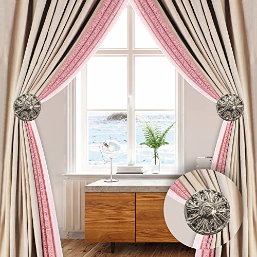 Deco Window Raffhalter Vorhang Raffhalter 2er Set Rund Medaillon Antik Messing von Deco Window