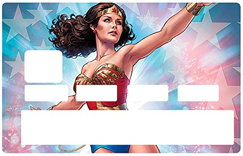 WonderWoman NTM- Kreditkarten Aufkleber – Passgenaue Aufkleber – Differenzieren und dekorieren Sie Ihre Bankkarte nach Ihren Wünschen !! von DECO-IDEES