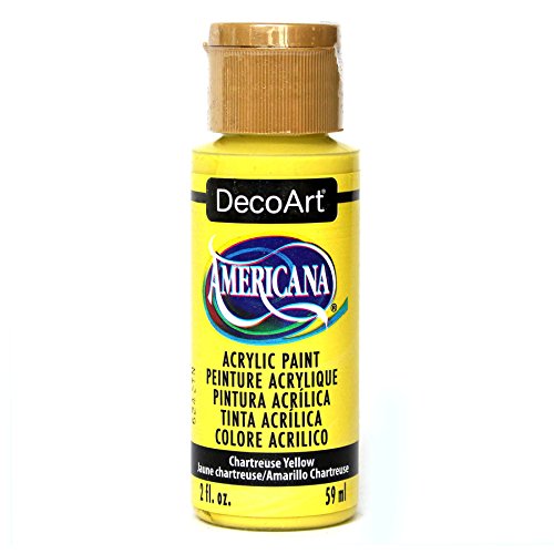 Deco Art Acylic Americana Acrylfarbe, 57 ml, Chartreuse Yellow, sonstiges, Mehrfarbig, 59 ml (Pack of 1), 59 von DecoArt