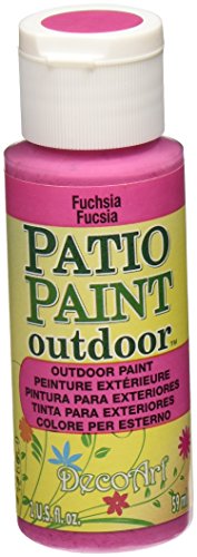 Deco Art Outdoor Acrylfarbe, Acryl, Fuchsia, 59 ml von DecoArt