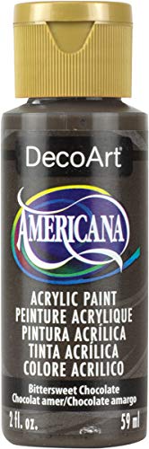 DecoArt Americana Mehrzweck-Acrylfarbe, 59 ml, Bittersweet Chocolate von DecoArt