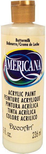 DecoArt Americana Mehrzweck-Acrylfarbe, 59 ml, Buttermilk von DecoArt