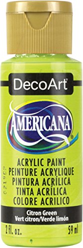 DecoArt Americana Mehrzweck-Acrylfarbe, 59 ml, Citron Grün von DecoArt