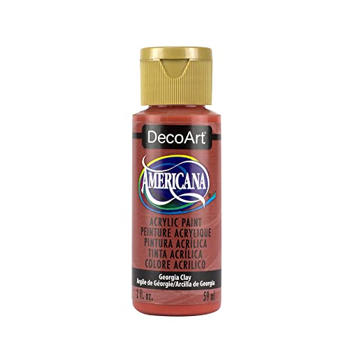 DecoArt Americana Mehrzweck-Acrylfarbe, 59 ml, Georgia Clay von DecoArt