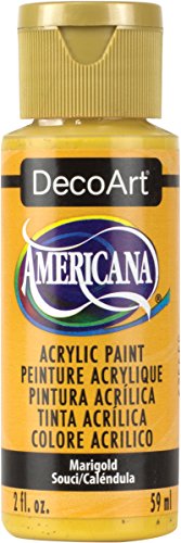 DecoArt Americana Mehrzweck-Acrylfarbe, 59 ml, Marigold von DecoArt