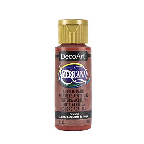 DecoArt Americana Mehrzweck-Acrylfarbe, 59 ml, Oxblood von DecoArt