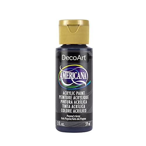 DecoArt Americana Mehrzweck-Acrylfarbe, 59 ml, Payne's Grau von DecoArt