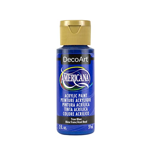 DecoArt Americana Mehrzweck-Acrylfarbe, 59 ml, True Blau von DecoArt