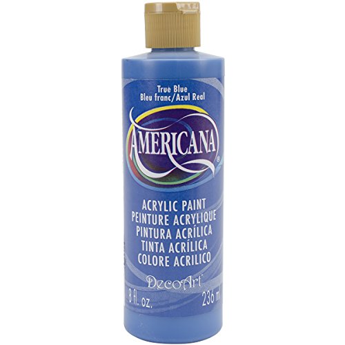 DecoArt Americana Mehrzweck-Acrylfarbe, 59 ml, True Blau von DecoArt