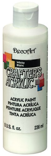 DecoArt Crafters Acrylfarbe, Weiß von DecoArt