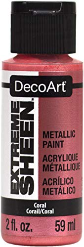 DecoArt DPM26-30 Acrylfarbe für Kunst und Handwerk, acryl, korallenrot, 1 count (Pack of 1) von DecoArt