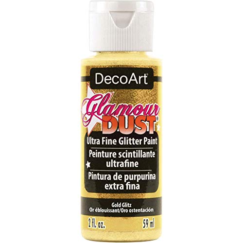 DecoArt USA Produkt - Glamour Staub Glitter Paint 2 Ounces-Gold Glitz von DecoArt