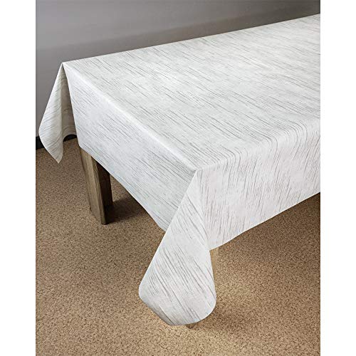 Wachstuchtischdecke 140x300 cm | Wachstischdecke mit wasserabweisender PVC-Beschichtung | Outdoor-Tischdecken für Garten und Küche | Tischdecke wetterfest und fleckabweisend | Graue Striche Wachstuchtischdecke 140x300 cm | Wachstischdecke mit wasserabweisender PVC-Beschichtung | Outdoor-Tischdecken für Garten und Küche | Tischdecke wetterfest und fleckabweisend | Graue Striche von DecoMeister