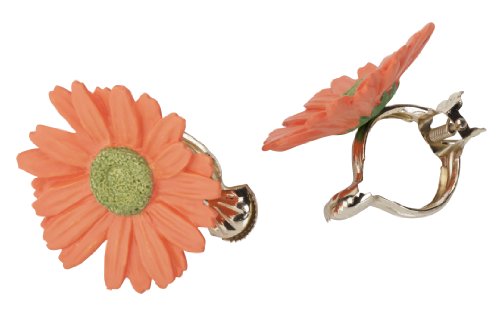 DécoProfi Donauklammer Ø 35 mm Motiv Gerbera ORANGE, 2 Stück, von DécoProfi