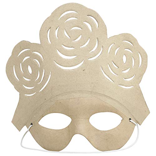 Décopatch AC805C - Maske aus Pappmaché, Frida 7x20x20 cm, 1 Stück von Decopatch