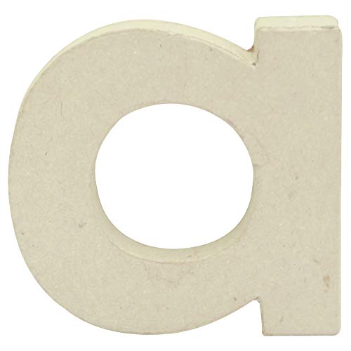 Décopatch AC813C - Kleiner Buchstabe aus Pappmaché, a , 1,5x9x8,5cm, perfekte Deko für das Zuhause, 1 Stück von Decopatch