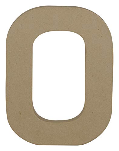 Décopatch AC866C - Buchstabe aus Pappmaché, O , 20cm, 1 Stück von Decopatch