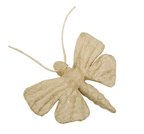 Décopatch AP144O Träger XS aus Pappmaché, mini Schmetterling, 14 x 9 x 2 cm, zum Verzieren von Decopatch