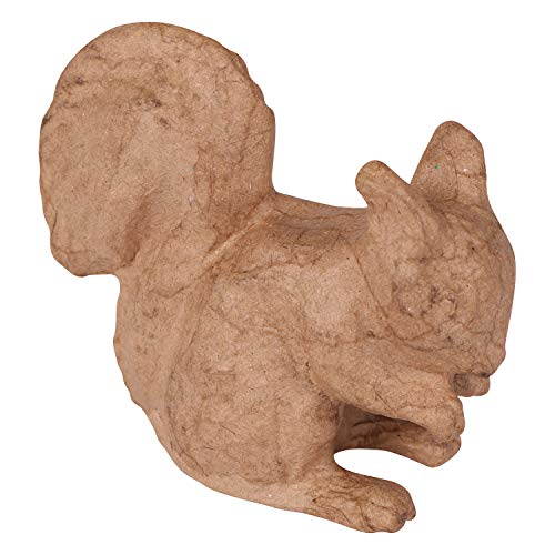 Décopatch AP192C - Figur aus Pappmaché, Eichhörnchen 10,5x7,5cm, 1 Stück von Decopatch