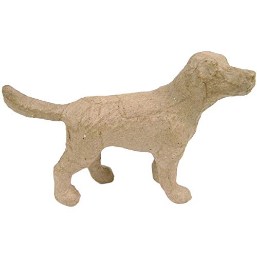 Décopatch AP585O Träger XS aus Pappmaché, mini Hund, 10,5 x 4,5 x 9 cm, zum Verzieren von Decopatch