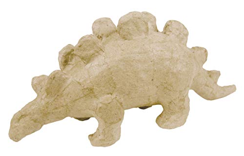 Décopatch AP596O Träger XS aus Pappmaché, mini Dino Stegosaurus, 18 x 6 x 8 cm, zum Verzieren von Decopatch