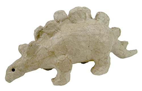 Décopatch AP596Opack – Ein Set mit 5 Halterungen aus braunem Papier, 18 x 6 x 8 cm, Stegosaurus von Decopatch