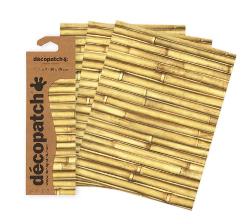 Decopatch C901C Blatt, Mehrfarbig, Lot de 3 feuilles von Decopatch