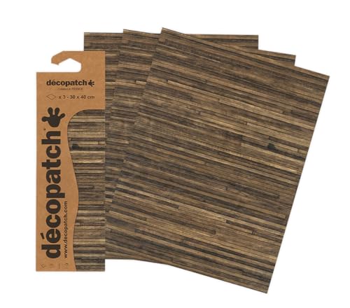 Decopatch C902C Blatt, Mehrfarbig, Lot de 3 feuilles von Decopatch