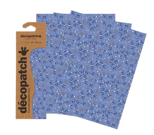 Decopatch C910C Blatt, Mehrfarbig, Lot de 3 feuilles von Decopatch