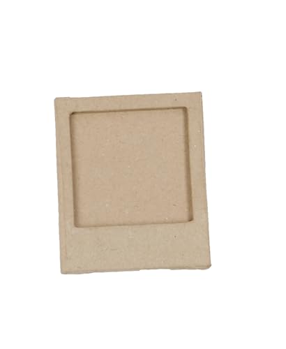 Décopatch CD011Opack – Ein Set mit 5 Halterungen aus braunem Pappmaché, 1 x 8 x 9 cm, magnetischer Rahmen von Decopatch