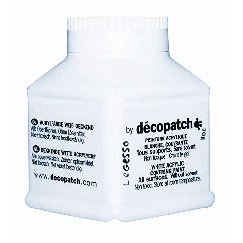 Decopatch Décopatch GE70AO Gesso Acrylfarbe (weiss, für jeden Untergrund, 70g) von Decopatch