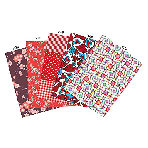 Decopatch Décopatch MP010C Decopatch-Papier, rot, 30 x 40 cm von Decopatch